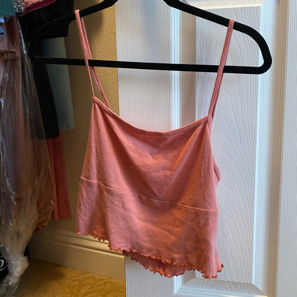 Brandy Melville pink Alani tank